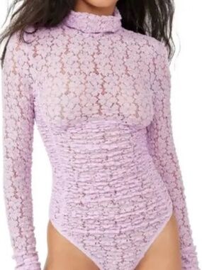 Free people Intimates lilac bodysuit size xs